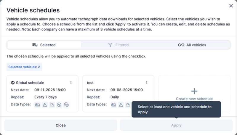 Aplicare programare TachoSync