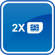 2x SIM Card (Dual-SIM)